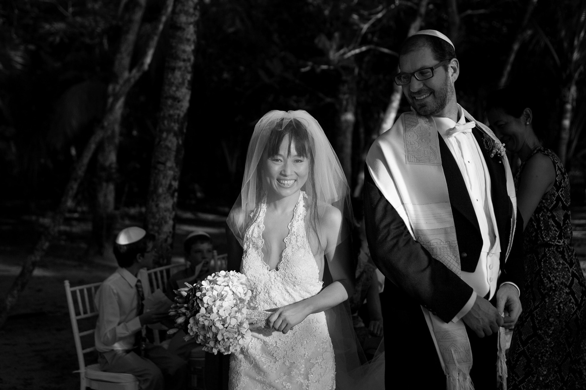 Jewish wedding ceremony in Costa Rica.
