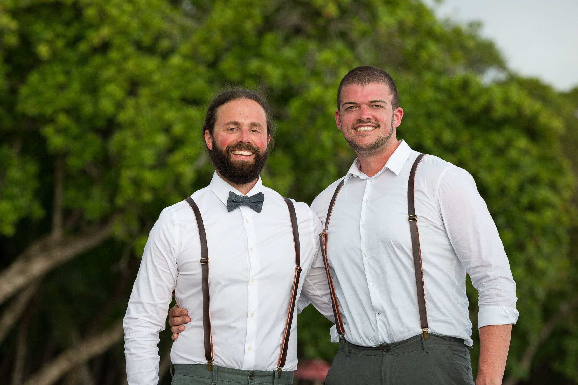 Groom with Brother in Manuel Antonio