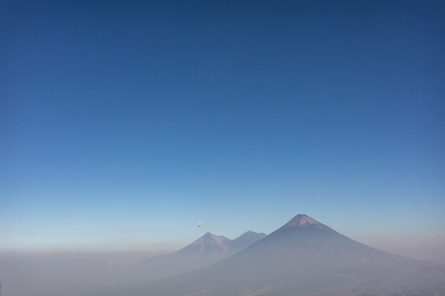 view from pacaya volcan