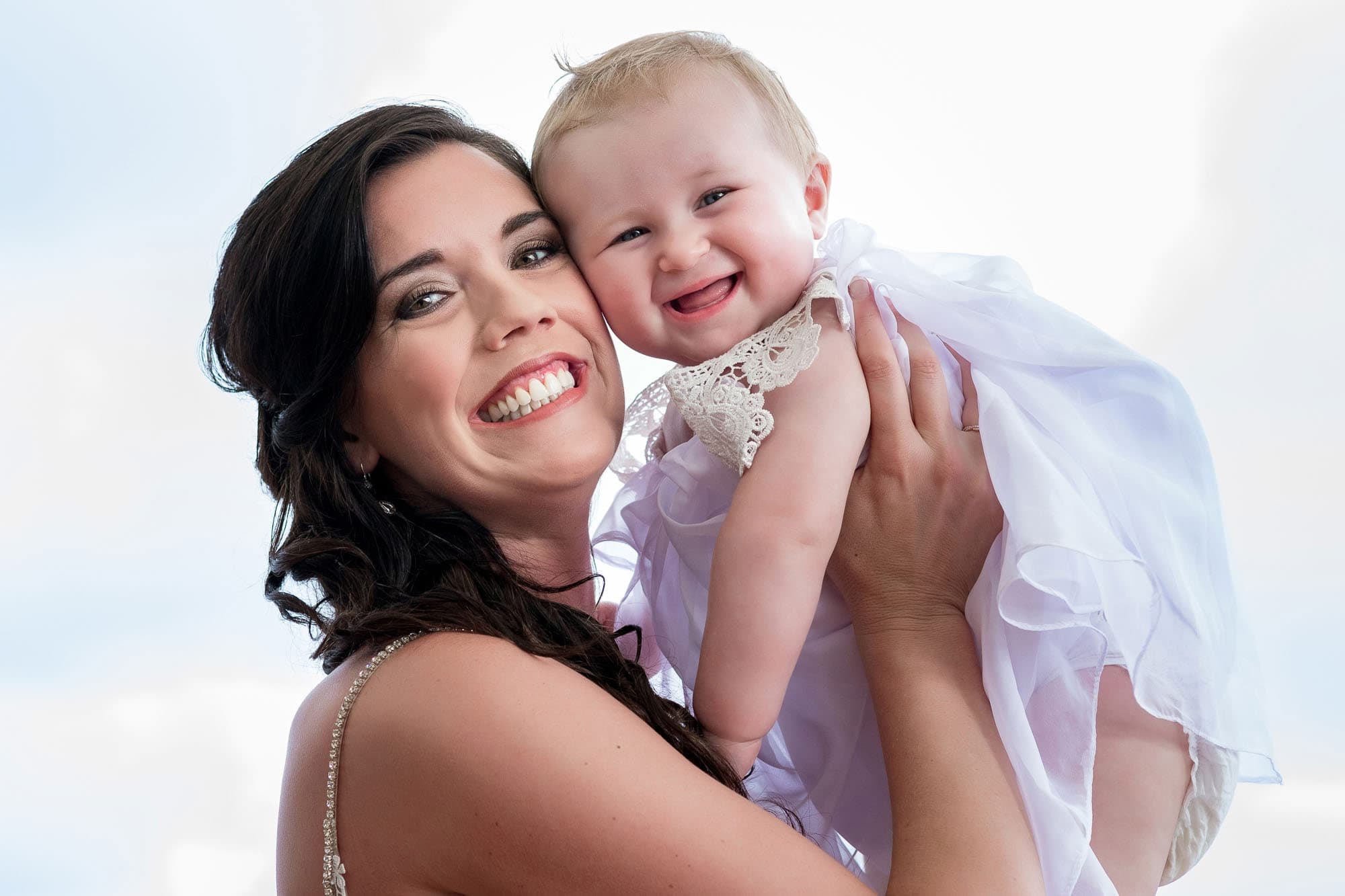 Brides and babies, what could be cuter?