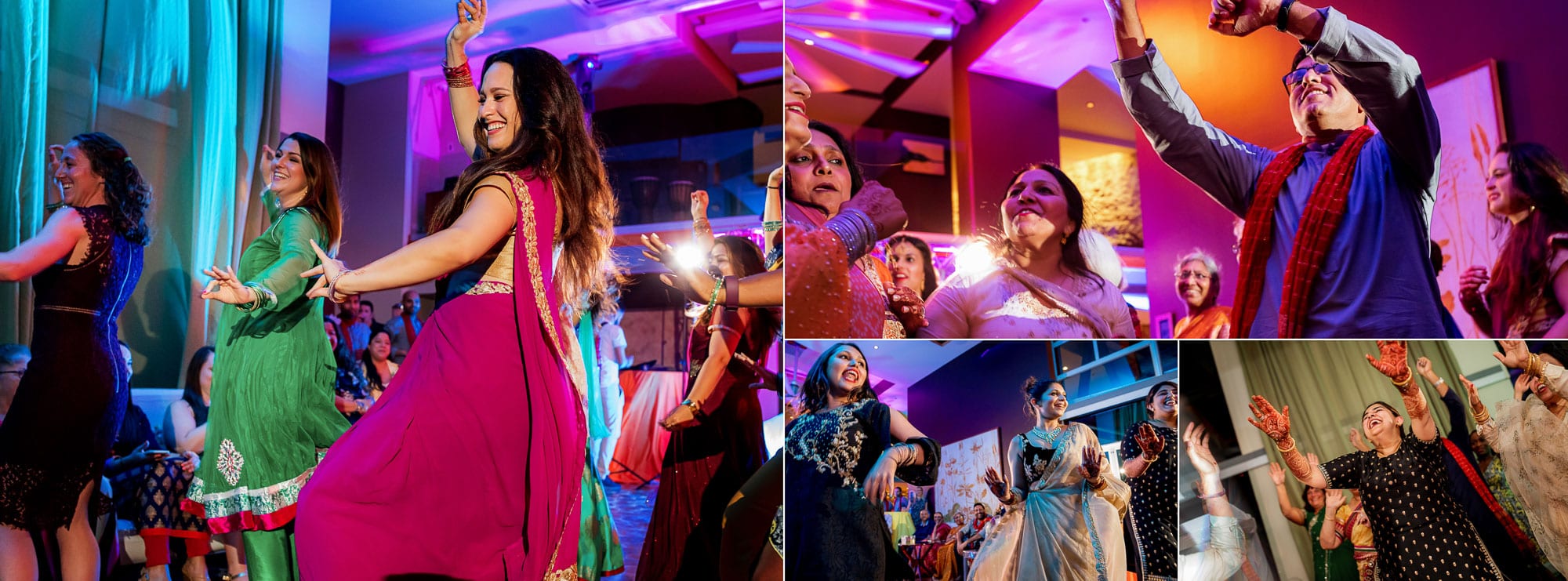 More fun and dancing the second night at this traditional Hindu Muslim wedding!